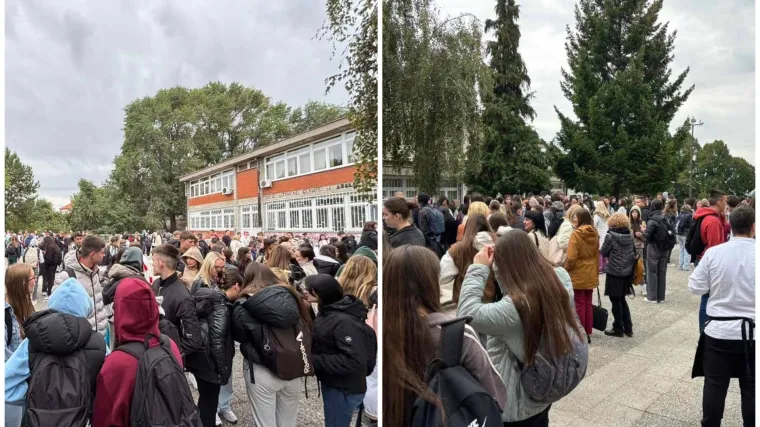 Dojave o bombama u školama i vrtićima diljem zemlje, učenici i roditelji čekaju na ulici