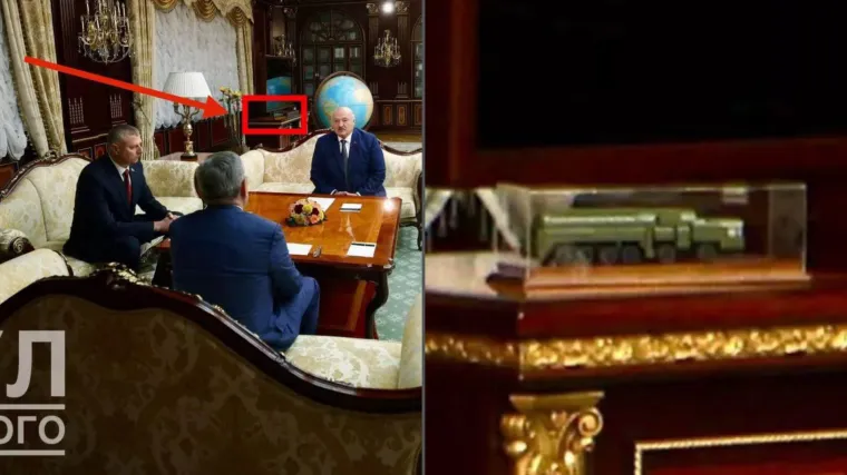 Šok u prijenosu uživo, moćni Orešnik snimljen na Lukašenkovom stolu? 'Već je na putu'