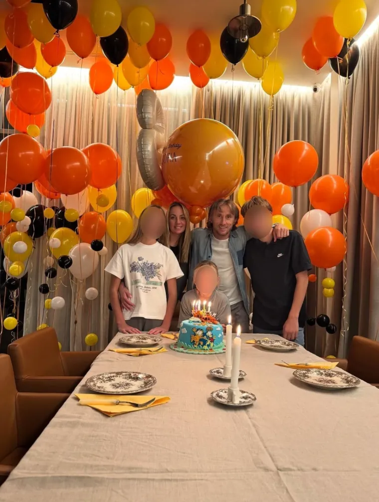 Luka Modrić objavio fotografije s rođendana najmlađe kćeri: 'Poseban dan i posebna djevojčica'