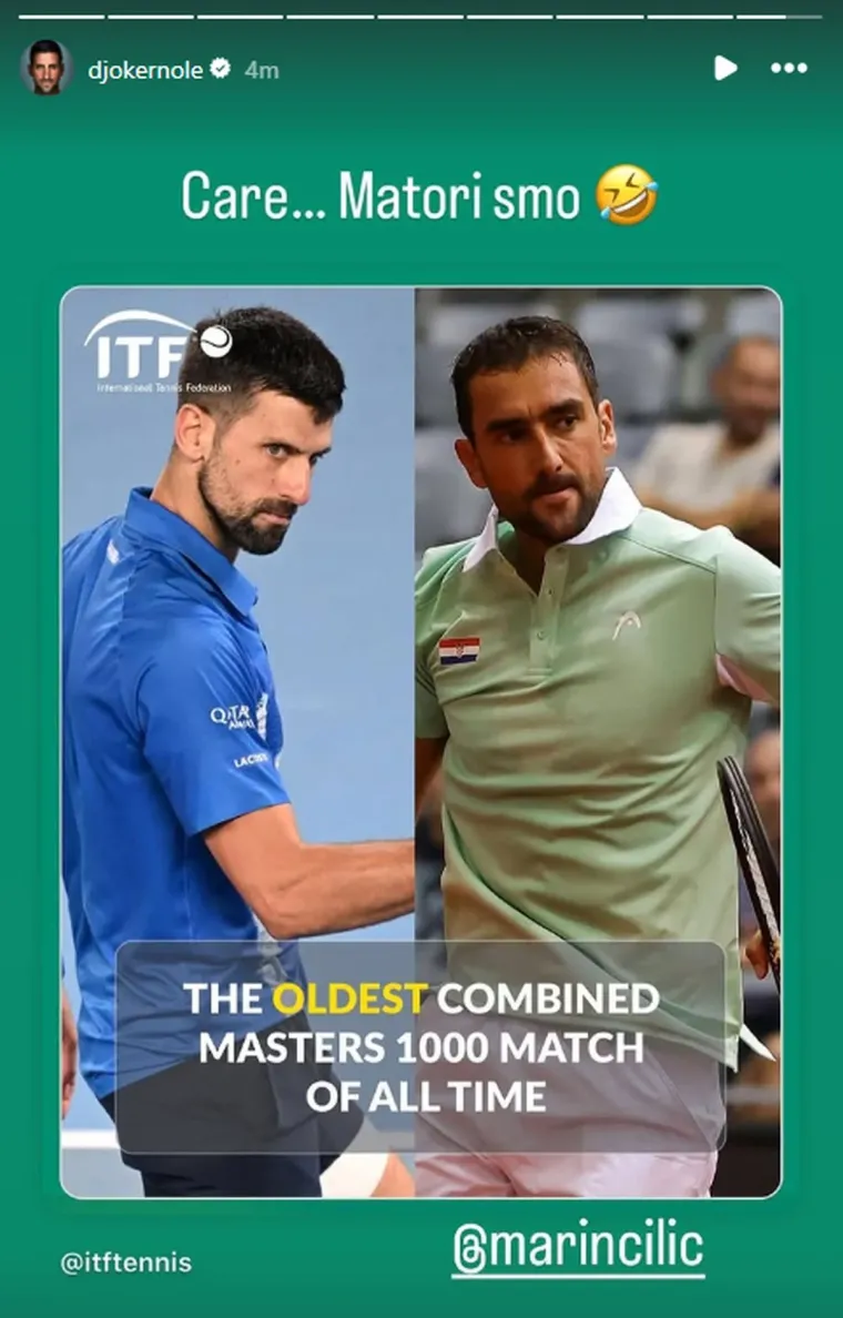 Đoković poslao poruku Čiliću nakon što ga je pobijedio