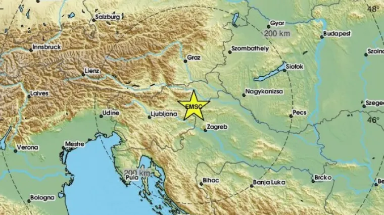 Vrlo plitak potres kod susjeda dobro se osjetio i u Zagrebu