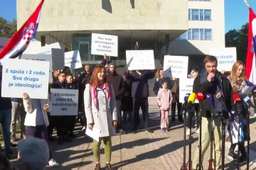 Bili smo na prosvjedu protiv 'ideološkog' zdravstvenog odgoja: 'Tomašević nam prodaje finte'