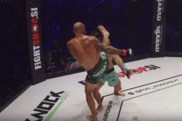 Kako je sjeo ovaj high-kick Bažanta na lice Gruzijca: Publika je oduševljena