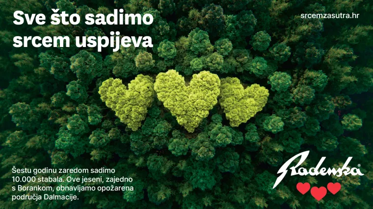Radenska nastavlja saditi šume ondje gdje su požari ostavili pustoš