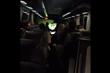 Snimka iz busa strave: 'Jurio je po makadamu, udarao u grane... Iz straha sam zvala policiju'