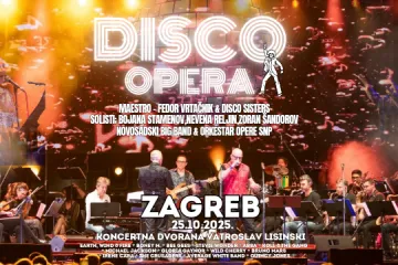 Omot produkcija Vam predstavlja glazbeni spektakl DISCO OPERA on tour 2025!🪩