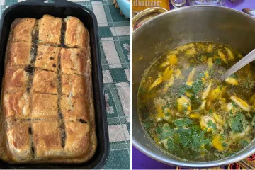 Recept za juhu od gljiva, lisnato tijesto s mljevenim mesom i gljivama te pohane bukovače