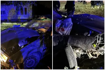 Divljao pijan i bez vozačke pa završio u kanalu: Teško je ozlijeđen, a auto zgužvan