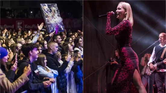 Jelena Rozga u pripijenoj haljini napravila dernek: Dočekali je ovacijama, mahalo se poklonima