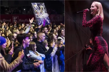 Jelena Rozga u pripijenoj haljini napravila dernek: Dočekali je ovacijama, mahalo se poklonima