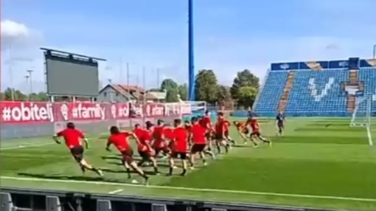 Tvoje lijevo ili naše? Show na treningu Gibraltara: Protivnici Vatrenih 'muku muče' u Varaždinu