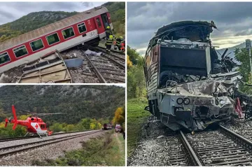 Dva brza vlaka frontalno se sudarila ispred tunela! Pogledajte stravične prizore u Slovačkoj