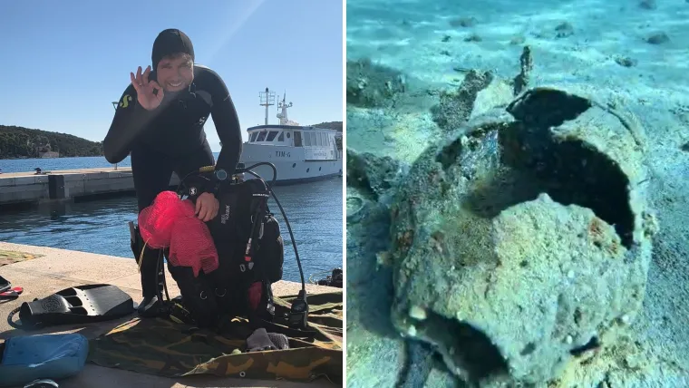 Hrvat iz mora izronio kameru i vratio snimke Rusu: Zahvalio se - kalašnjikovom! 'Što drugo?'