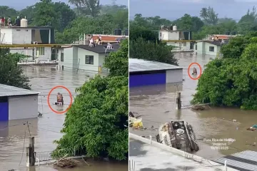 Ovo je najdirljivije što ćete danas vidjeti: Baka i djed drže se dok voda nosi sve pred sobom