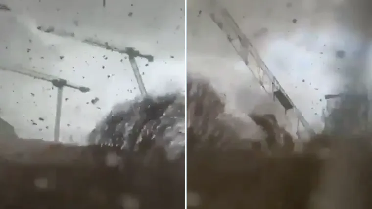 Apokaliptična snimka: Pogodio ih silovit vjetar, jedna osoba poginula, nošeni krovovi...