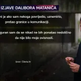Niti se ispričao niti je preuzeo odgovornost. Direkt doznaje: Protiv Matanića podignute 4 kaznene prijave