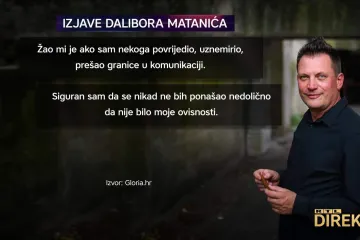 Niti se ispričao niti je preuzeo odgovornost. Direkt doznaje: Protiv Matanića podignute 4 kaznene prijave