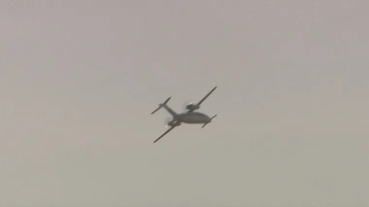 Zrakoplov koji je satima kružio iznad Osijeka samo je provjeravao uređaje