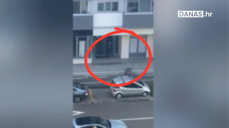 Ovo je trenutak nakon pucnjave u Središću: Ranjeni muškarac na podu