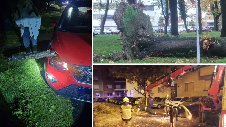 Nevrijeme poharalo Hrvatsku: Tisuće bez struje, vjetar rušio stabla...
