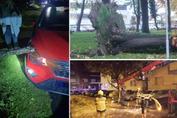 Nevrijeme poharalo Hrvatsku: Tisuće bez struje, vjetar rušio stabla...