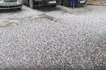 Žestoka tuča u srcu Trešnjevke pala iz 'vedra neba'