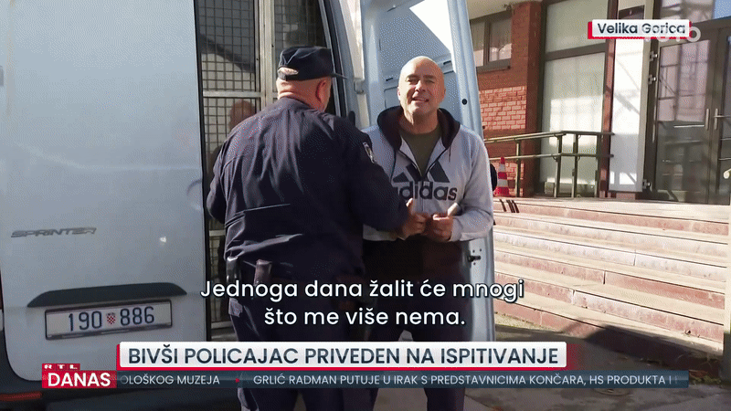 Ovo morate pogledati još jednom! S lisicama na rukama, Lučić zapjevao s osmijehom na licu