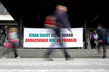 Studenti Filozofskog nastavljaju borbu: 'Bez obzira na poku&scaron;aje zastra&scaron;ivanja i represije'