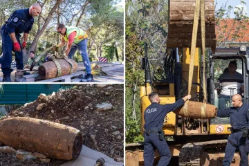 Stravičan pronalazak na gradilištu! Bomba od 223 kg onesposobljena kod Pule: Pogledajte fotografije akcije