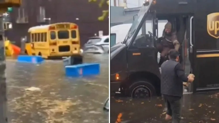 Nevjerojatne scene u New Yorku: Oluja oborila rekorde, dvoje ljudi mrtvo