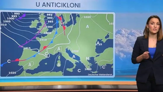 Meteorologinja Damjana Ćurkov Majaroš najavila promjenu vremena