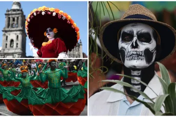 Šarena povorka: Zombiji, kosturi i vještice prošetali po ulicama prije nego što su otišli na groblje