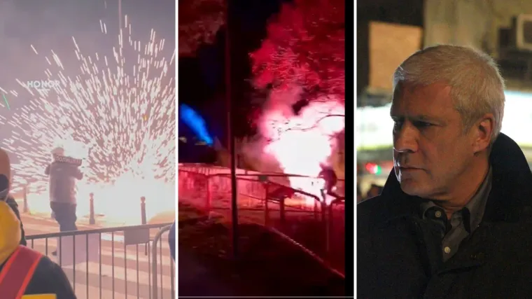 Topovski udari, lete stolice i palice, Tadić pozvao: 'Svi na ulice!'