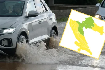 DHMZ popalio žuti alarm za vi&scaron;e regija: Pljuskovi i grmljavina, na moru i olujni udari