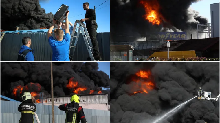 Apokaliptični prizori požara u Svetoj Nedelji: 'Oblak dima izgleda zlosutno!'