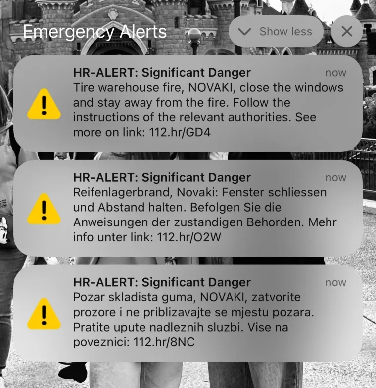 Buktinja guta skladište, ozlijeđen radnik. Učenicima će dijeliti maske: 'Zrak je loše kvalitete'