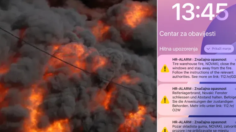 Građani dobili poruke upozorenja! Stigle i upute kako se ponašati: 'Ne približavajte se'