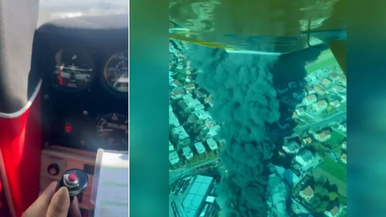 Nevjerojatna snimka iz zraka: Pogledajte kako izgleda požar u Svetoj Nedelji iz zrakoplova