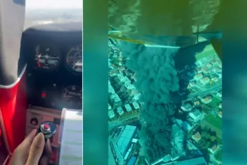 Nevjerojatna snimka iz zraka: Pogledajte kako izgleda požar u Svetoj Nedelji iz zrakoplova