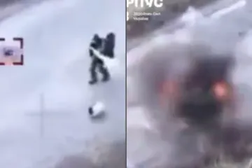 Rusi raznijeli civile i psa? Snimka je uznemirujuća, čovjek se prekrižio od straha