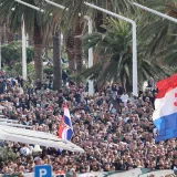 Pogledajte prizore s Rive: Tisuće ljudi okupilo se u znak potpore uhićenim navijačima