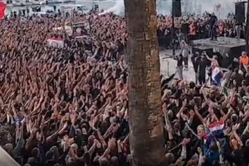 Pogledajte nastup Torcide na Rivi: 'Ovo je poruka za našu braću'
