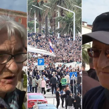 Split je danas bio podijeljen! Ante: 'Ovo su zaslužili', Nevenka: 'Ovaj prosvjed - meni je to glupo
