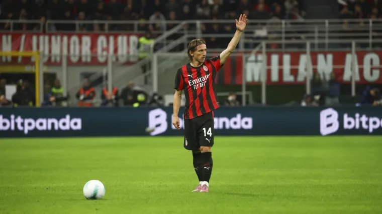 Luka Modrić odigrao svih 90 minuta u utakmici u kojoj su Rosoneri ispustili prednost