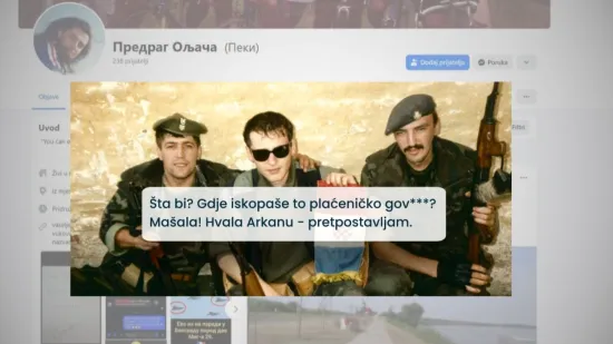 Ovo je muškarac koji je za Jean-Michela pisao: 'Iskopaše to plaćeničko go*no. Hvala Arkanu'