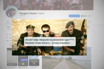 Ovo je muškarac koji je za Jean-Michela pisao: 'Iskopaše to plaćeničko go*no. Hvala Arkanu'