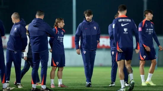 Na prvom treningu Hrvatske pojavili se gosti koji su osvojili srca reprezentativaca