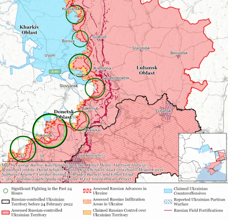 Procurile sablasne snimke iz Ukrajine: 'Rusi bi mogli zauzeti Pokrovsk'