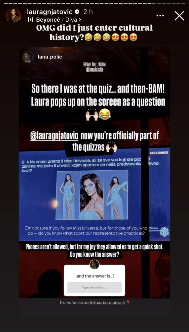 Miss Universe Hrvatske zatečena zbog nedavne situacije: 'Jesam li ja upravo ušla u povijest?'