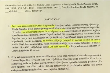 Zagreb zabranio 'Za dom spremni'! Ustavna stručnjakinja: 'Smatram da dileme nema'